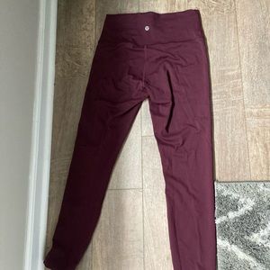 Lululemon legging red merlot
